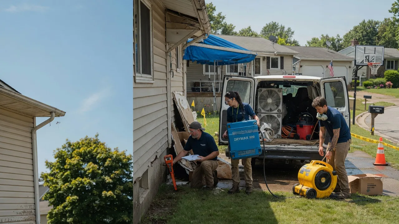Ceiling Leak Cleanup in Wooster, OH near me